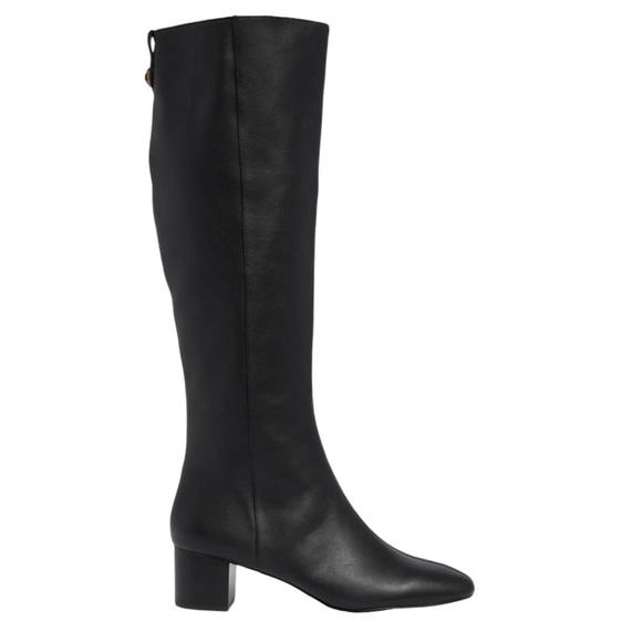 KURT GEIGER London Elmer Knee High Leather Boot Size 9 - Picture 1 of 13